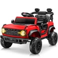 thumbnail image 1 of iYofe Ford Ford Bronco Raptor Electric Ride on Cars for Kids, 12V Powered Ride on Toys Truck with Remote Control, 4 Wheels, Spring Suspension, Red, 1 of 7