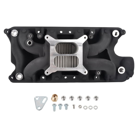 Ford SBF 260 289 302 Aluminum Intake Manifold 1500-6500 Black