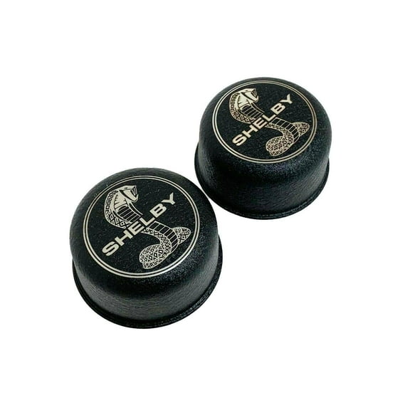 Ford SHELBY Cobra Outline Valve Cover Breathers & Grommets - Black - Ansen USA