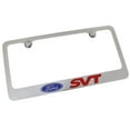 thumbnail image 1 of Ford SVT Red Name License Plate Frame (Chrome), 1 of 3