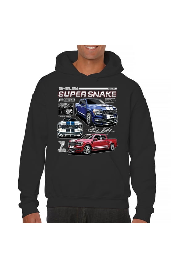 Ford Shelby Super Snake F-150 Unisex Hoodie Pickup Truck 4x4 Off-Road V8