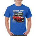 thumbnail image 1 of Ford Shelby Super Snake GT500 T-shirt American Mustang Cobra Racing Men's Tee, 1 of 7