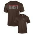 thumbnail image 1 of Ford Short Sleeve T-shirt Mustang 50 Years Mach 1-Brown-Small, 1 of 4