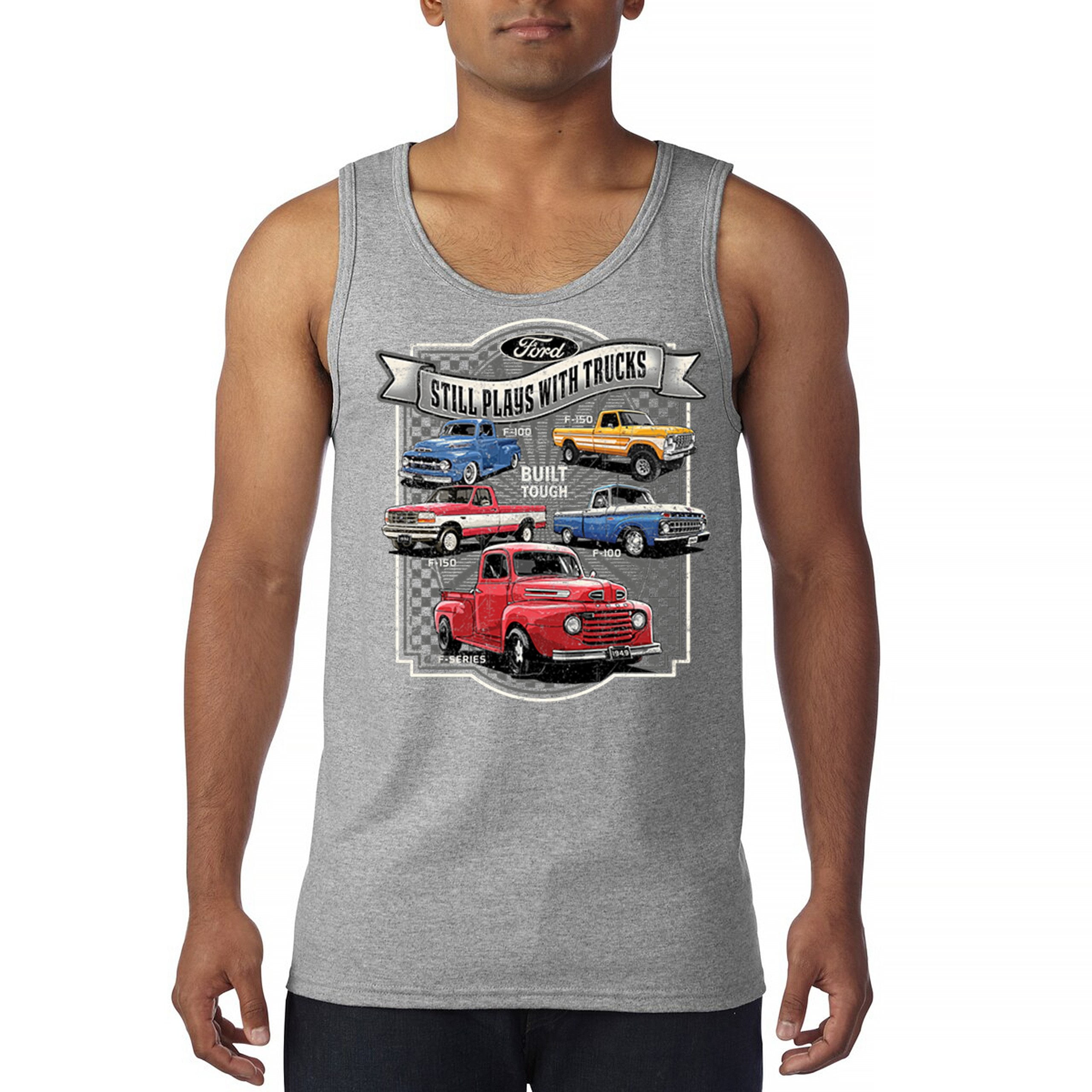 Tee Hunt 'Ford Still Plays With Trucks' Sweatshirt - Vintage F100 F150 Graphic, Unisex Crewneck For Truck Lovers