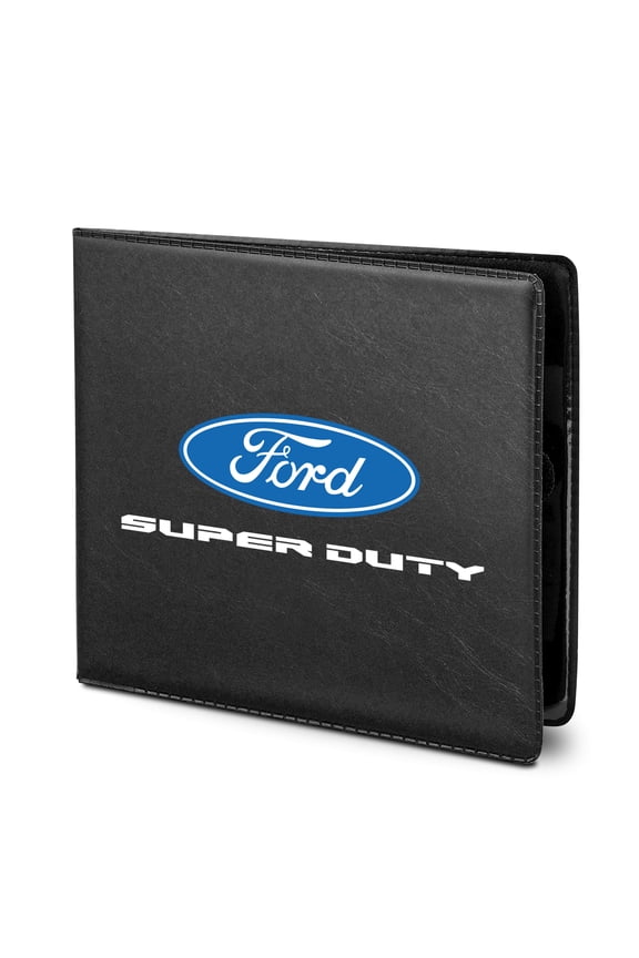 Ford Super-Duty Auto Insurance Registration PU Leather Document Holder Wallet