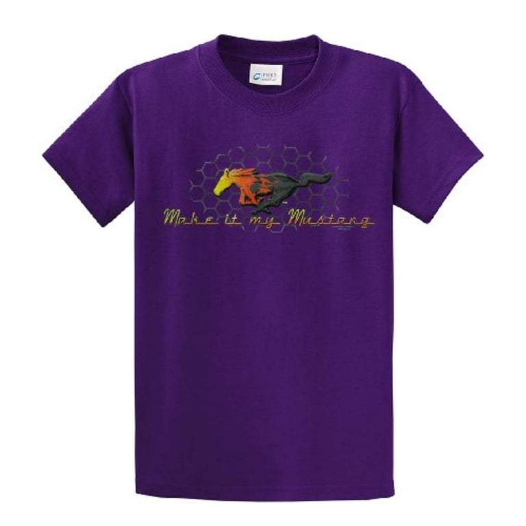 Ford T-Shirt Make It My Mustang-purple-xxxl 