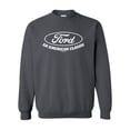 thumbnail image 1 of Ford T-shirt American Classic Ford Motor Company Vintage Logo Unisex Adult Long Sleeve Sweatshirt-Charcoal-xxxl, 1 of 4