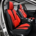 thumbnail image 1 of for Ford Taurus 2009 Car Seat Cover, Faux Leather Full Set of 5 Seats Anti-Slip Protect and Upgrade Seats, Red Car Seat Covers, Beautify the Interior of Old Cars, 1 of 9