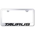 thumbnail image 1 of Ford Taurus Laser Etched Logo Stainless Steel License Plate Frame (Chrome), 1 of 3
