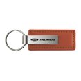 thumbnail image 1 of Ford Taurus Rectangular Leather Key chain (Brown), 1 of 2