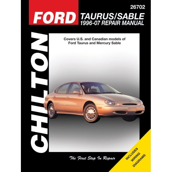 Ford Taurus/Sable (1996-05) for except SHO or variable fuel models Chilton Repair Manual (USA) ^