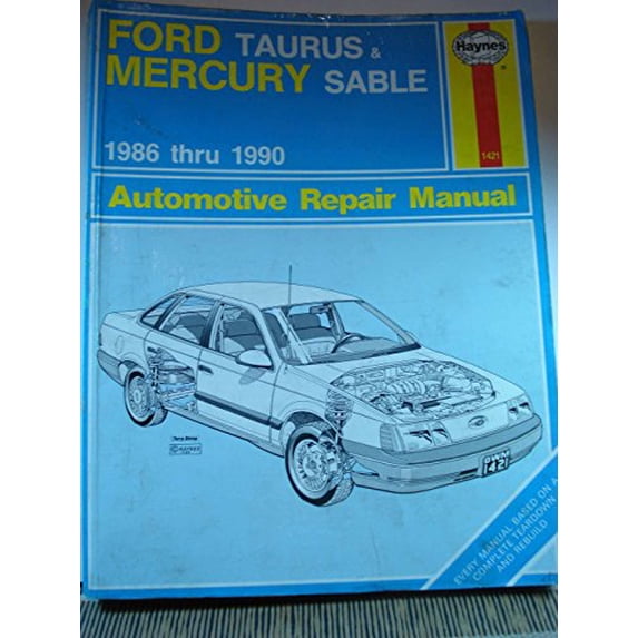 Pre-Owned Ford Taurus and Mercury Sable 1986-90 Automotive Repair Manual Paperback