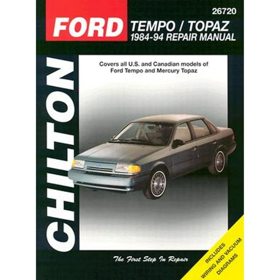 Pre-Owned Ford Tempo and Mercury Topaz, 1984-94 (Paperback) 9780801986703