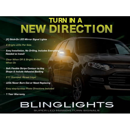 Ford Territory LED Side Mirror Turnsignals Lights LEDs Mirrors Turn Signals Lamps Signalers