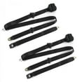 thumbnail image 1 of Ford Thunderbird 1967-1976 Standard 3 Point Black Retractable Bucket Seat Belt Kit - 2 Belts, 1 of 1