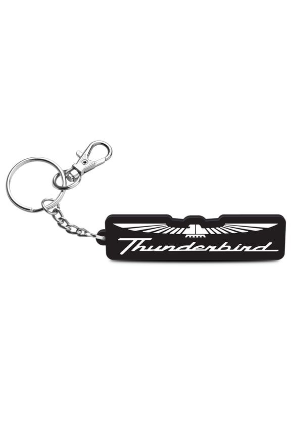Ford Thunderbird Laser Engraved UV Full-Color Acrylic Charm Key Chain