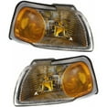thumbnail image 1 of For Ford Thunderbird/Mercury Cougar Parking Signal Assembly Unit 1996 1997 Pair Driver and Passenger Side Pair Driver and Passenger Side | FO2520131 | FO2521131 | F6SZ 13201 A, 1 of 4