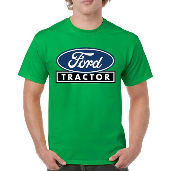 Ford Tractor Logo Blue T-shirt Vintage Farm Rustic Classic Brand Heritage Retro Life Agricultural Field Men's Tee