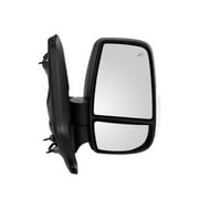For Ford Transit-150/Transit-250 2020 2021 2022 2023 Door Mirror Passenger Side Power Short Arm Textured | 12 pin Connector | For Low Roof | w/Turn Signal Light | FO1321650 | 191275738825, LK4Z17682C