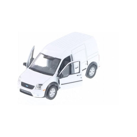 Ford Transit Connect, White - Welly 43631D - 5" Long Diecast Model Toy Car (Brand New but NO BOX)