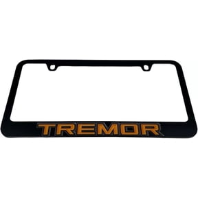 Eurosport Daytona - Compatible with Ford Tremor Badge - Black License Plate Frame