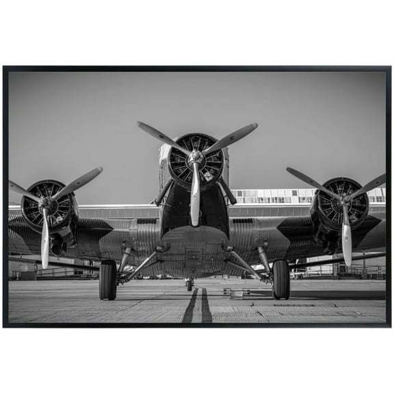 Ford Trimotor Poster | Vintage Aviation History Wall Art | Classic Airplane Photography Print | Gifts for Pilots & Aviation Enthusiasts