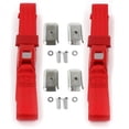 thumbnail image 1 of Ford Truck 1953-1956 Standard 2 Point Red Lap Bucket Seat Belt Kit with Bracketry - 2 Belts, 1 of 1