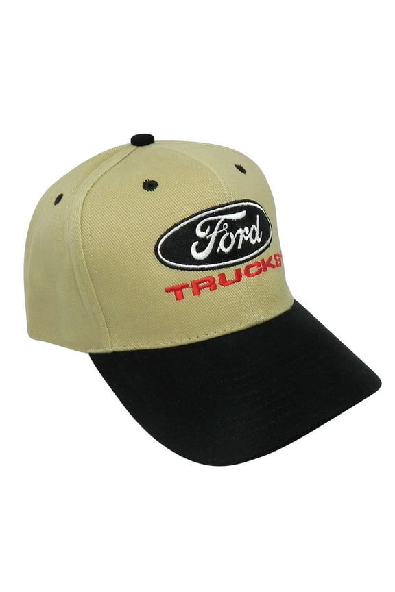 Truck Beige Black Baseball Hat