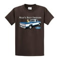 thumbnail image 1 of Ford Truck Man's Best Friend Dog Lab Men's Pickup Classic Retro Retriever F150 Garage Mechanic-Brown-Small, 1 of 4