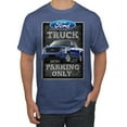 thumbnail image 1 of Ford Truck Parking Only Sign Gift for Owners of Ford Trucks | Mens Cars and Trucks Graphic T-Shirt, Vintage Heather Blue, Small, 1 of 3
