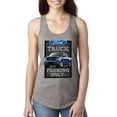 thumbnail image 1 of Ford Truck Parking Only Sign Gift for Owners of Ford Trucks | Womens Cars and Trucks Jersey Racerback Tank Top, Heather Grey, Large, 1 of 3