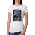 thumbnail image 1 of Ford Truck Parking Only Sign Gift for Owners of Ford Trucks | Womens Cars and Trucks Slim Fit Junior Tee, White, Large, 1 of 3