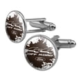 thumbnail image 1 of Ford Trucks 4x4 Off Road Round Cufflink Set Silver Color, 1 of 6