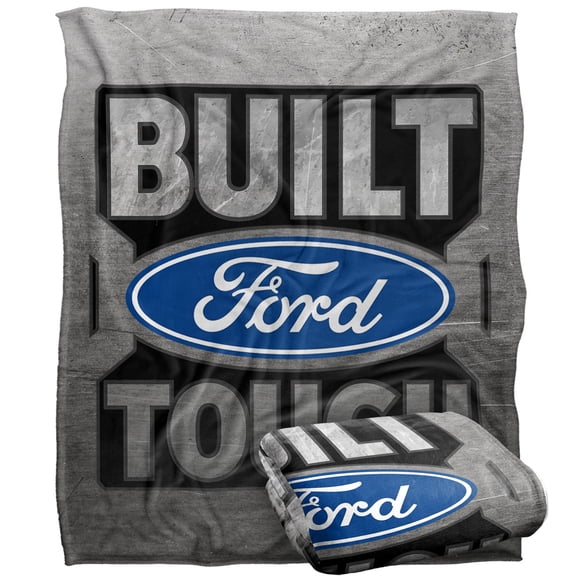 Ford Trucks Blanket, 50'x60' Built Ford Tough Metal Silky Touch Super Soft Throw Blanket