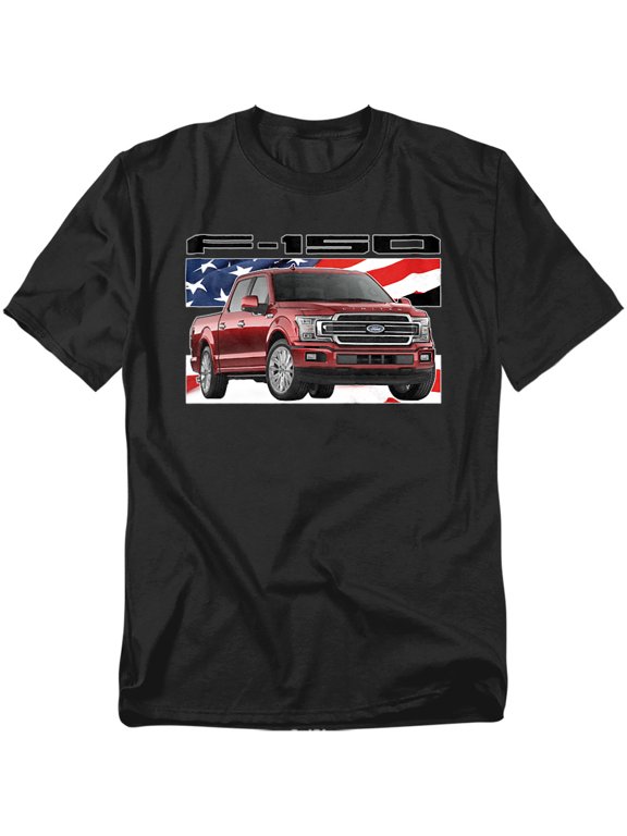 Trucks T-Shirt F 150 Flag Unisex Graphic Tee For Men & Women