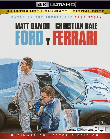 20TH CENTURY FOX HOME ENTERTAINMENT Ford V Ferrari (4K Ultra HD + Blu-ray)