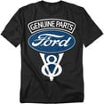 thumbnail image 1 of Ford T-Shirt V8 Genuine Parts Unisex Graphic Tee For Men & Women, 1 of 7