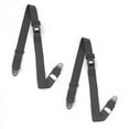thumbnail image 1 of Ford Van 1975-1991 Standard 2 Point Charcoal Lap Bucket Seat Belt Kit - 2 Belts, 1 of 1
