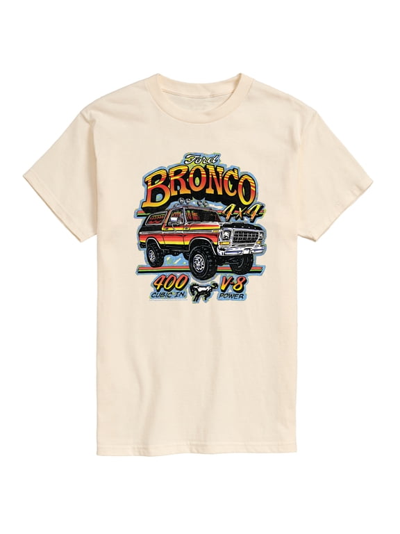 - Vintage Bronco V8 Men's Short Sleeve Graphic T-Shirt