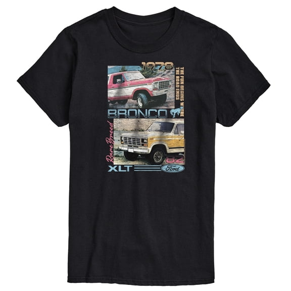 Ford - Vintage Bronco XLT Rare Breed The Fun Begins Men's Short Sleeve Graphic T-Shirt