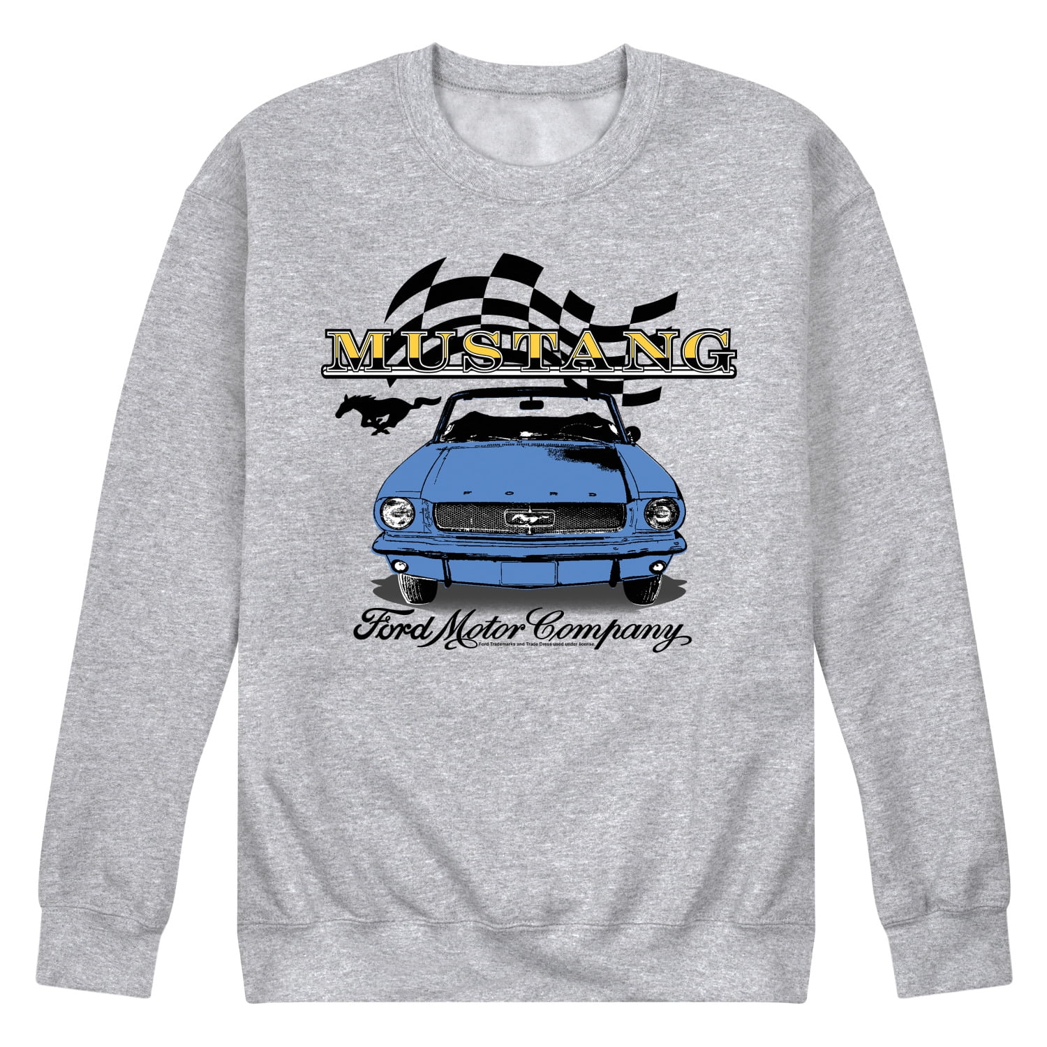 Ford - Vintage Mustang Convertible - Men's Crew Fleece