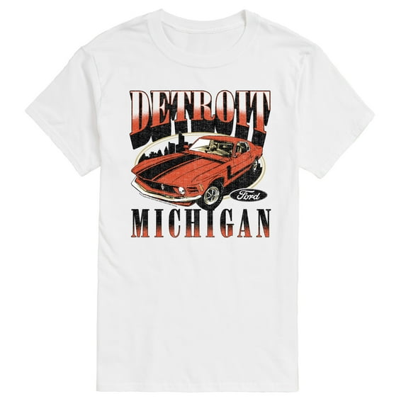 Ford - Vintage Mustang Detroit - Men's Short Sleeve Graphic T-Shirt