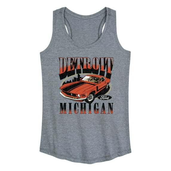 Ford - Vintage Mustang Detroit - Women's Racerback Tank
