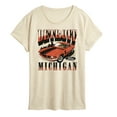 thumbnail image 1 of Ford - Vintage Mustang Detroit - Women's Short Sleeve Graphic T-Shirt, 1 of 4