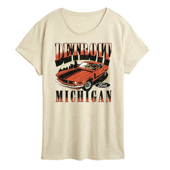 Ford - Vintage Mustang Detroit - Women's Short Sleeve Graphic T-Shirt