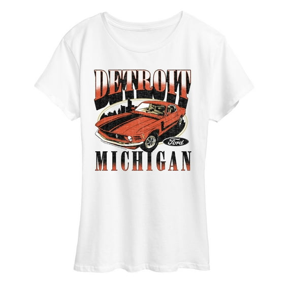 Ford - Vintage Mustang Detroit - Women's Short Sleeve Graphic T-Shirt