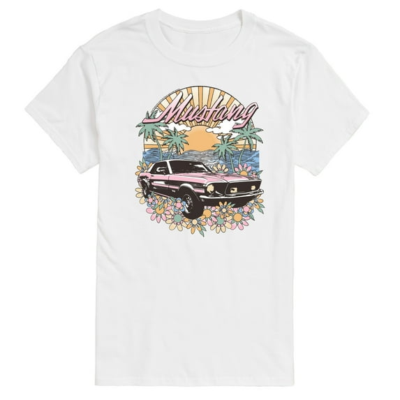 Ford - Vintage Mustang Sunset - Men's Short Sleeve T-Shirt