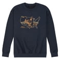 thumbnail image 1 of Ford - Western Bull Rider - Men's Crew Fleece Sweatshirt, 1 of 4