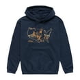 thumbnail image 1 of Ford - Western Bull Rider - Men's Fleece Hoodie Sweatshirt, 1 of 3