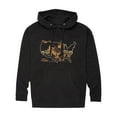 thumbnail image 1 of Ford - Western Bull Rider - Men's Fleece Hoodie Sweatshirt, 1 of 4